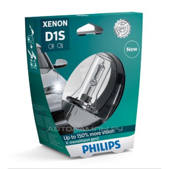 D1S 85V-35W (PK32d-2)  4800K X-tremeVision gen 2 (Philips) 85415XV2S1