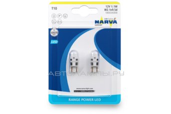W5W 12V-LED (W2,1x9,5d) 6000K 0,6W Range Power LED (.2.) T10 18003