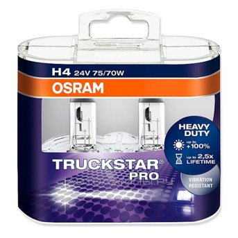 H4 24V- 75/70W (P43t) (+. ) Truckstar Pro (2.) DuoBox 64196TSP-HCB (.2)